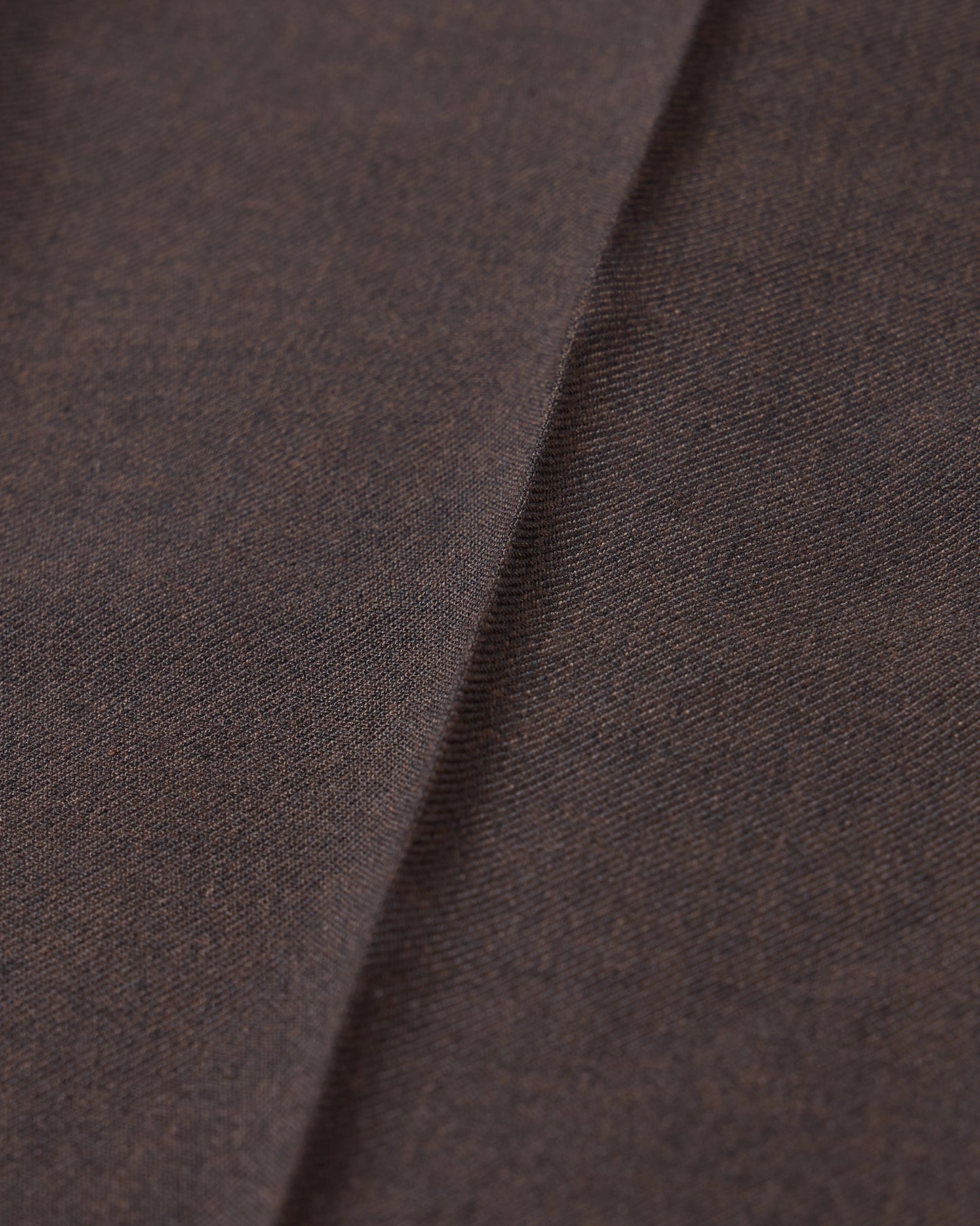 TW twill wide straight trousers (Brown)
