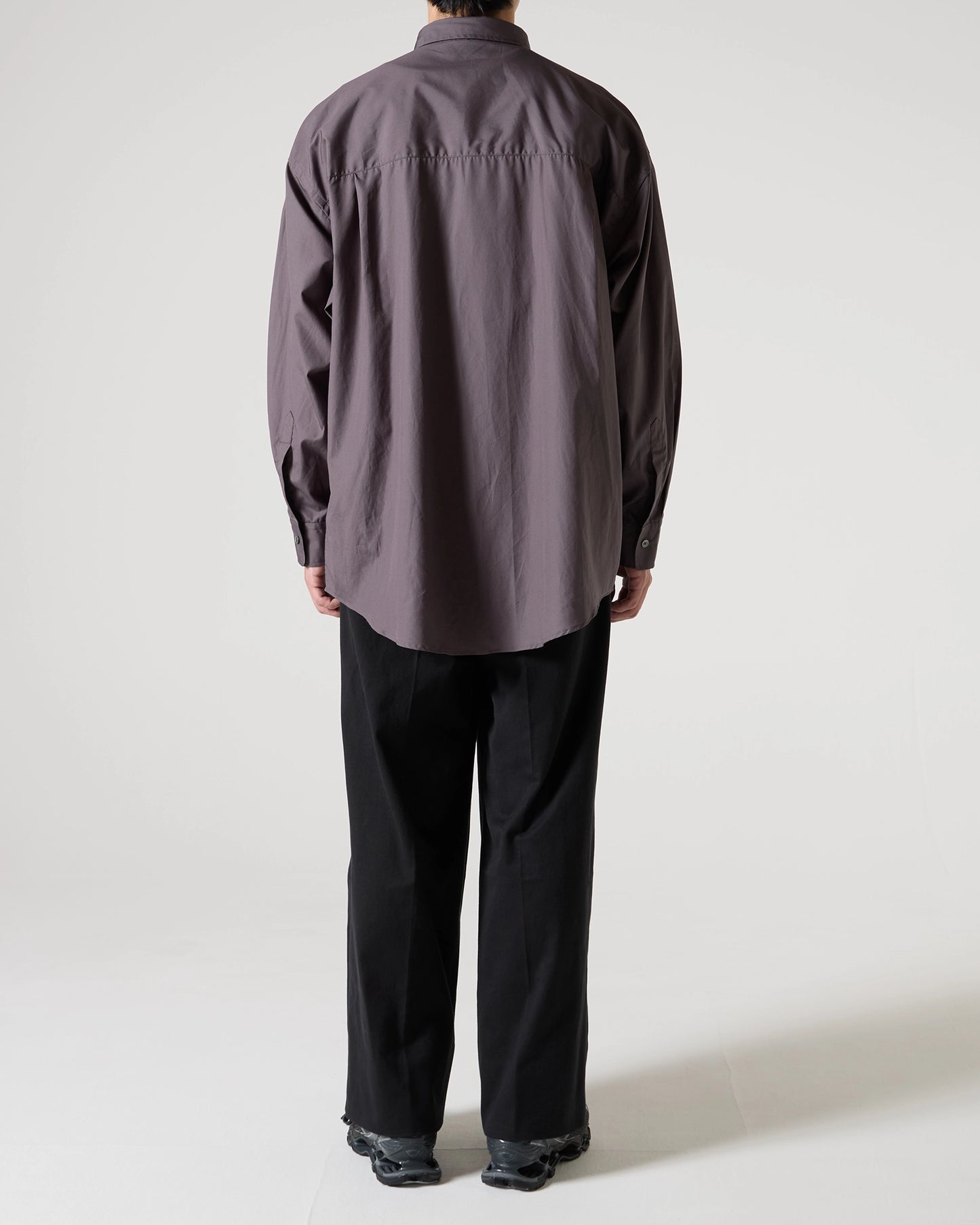 100/2 broad regular collar shirt (Charcoal)
