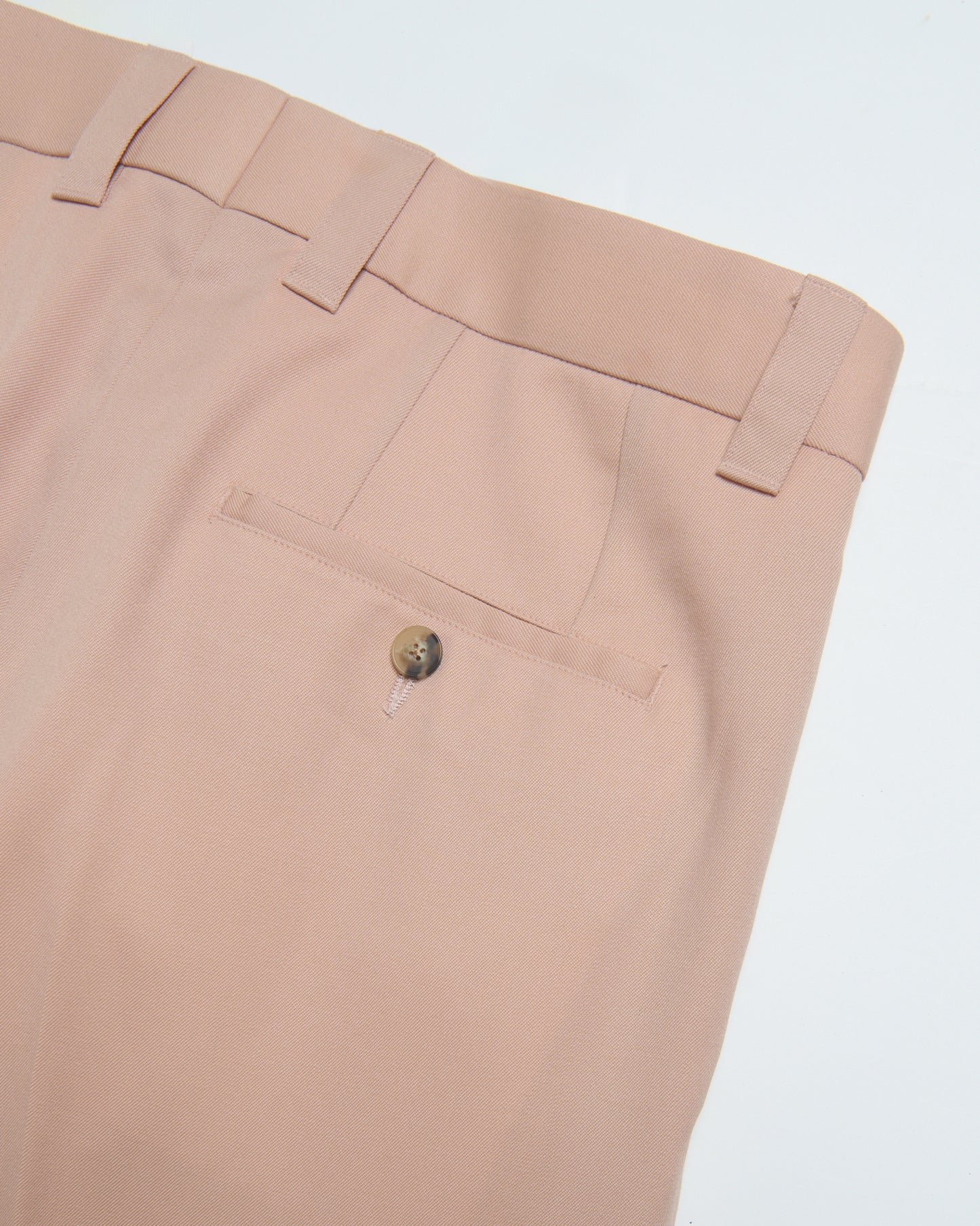 Grampians wool wide trousers (Pink beige)
