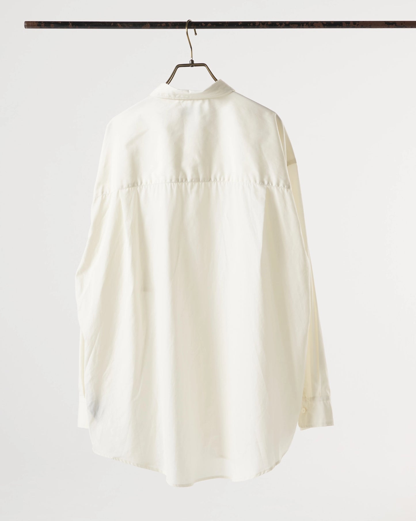 100/2 broad regular collar shirt (White)
