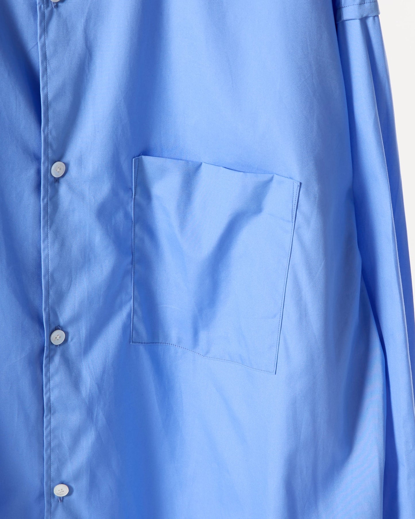 100/2 broad regular collar shirt (Blue)