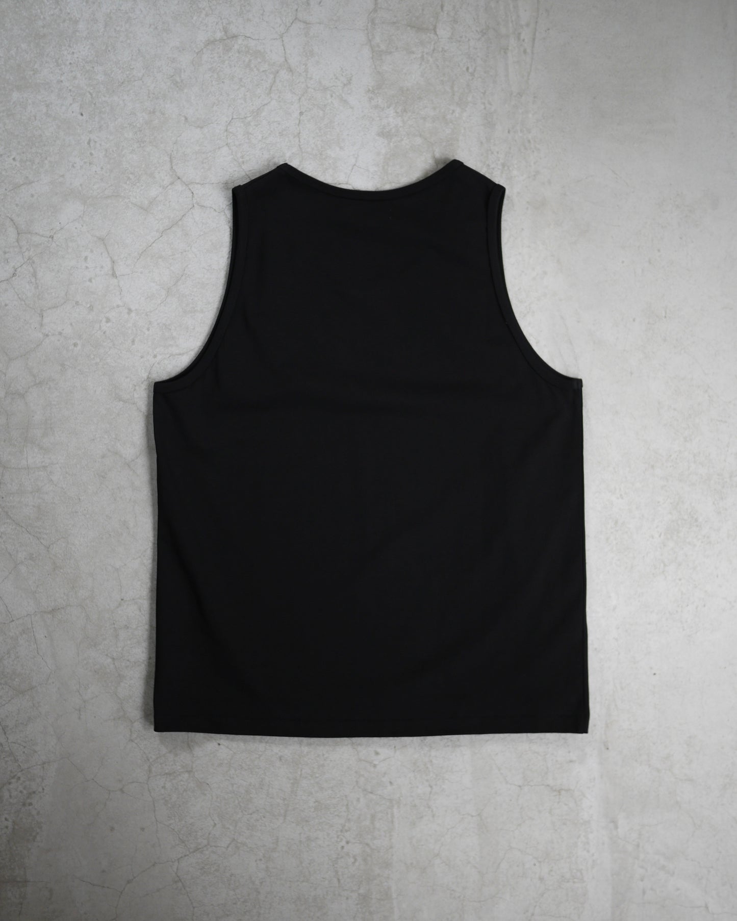 High gauge loose tank top (Black)