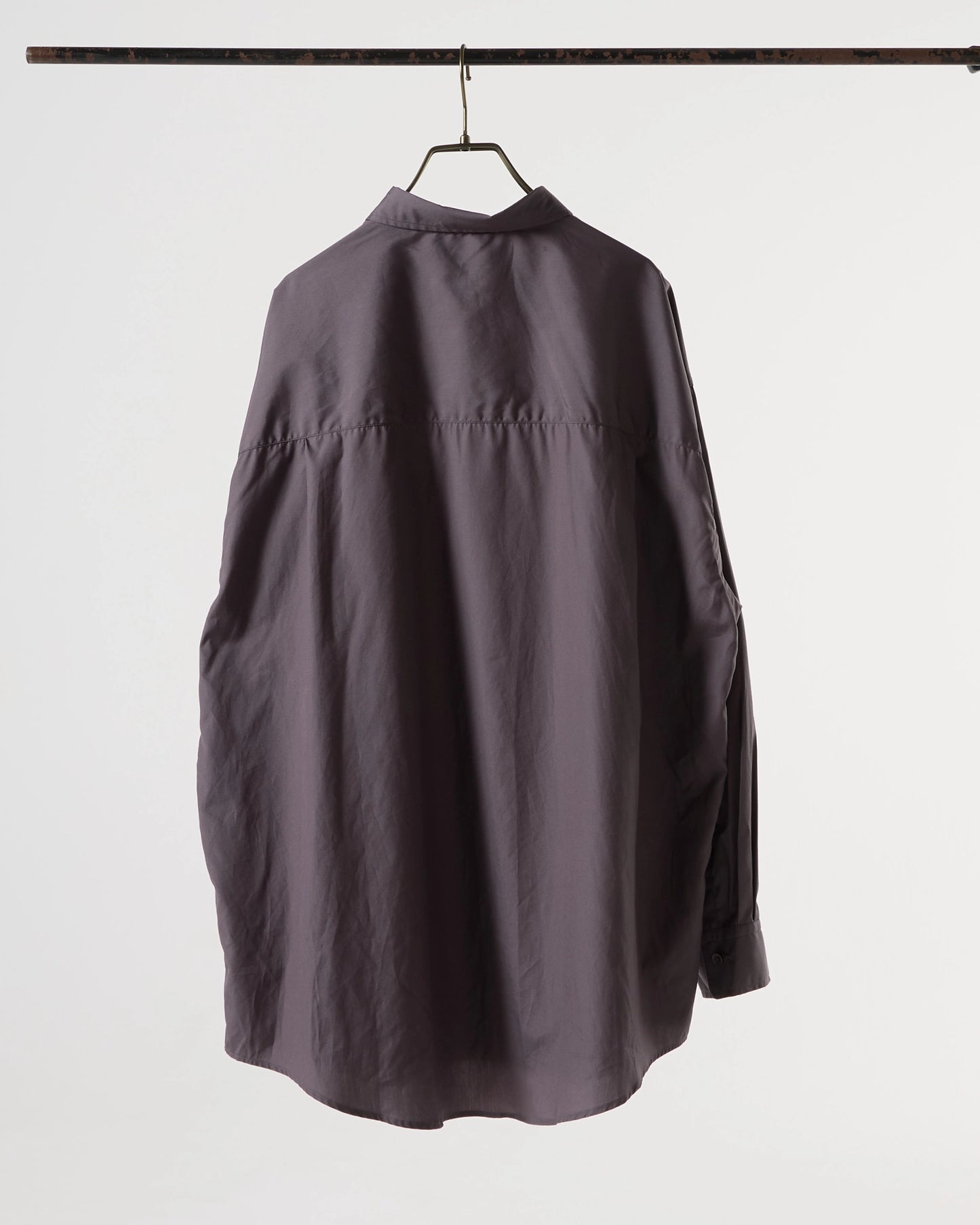 100/2 broad regular collar shirt (Charcoal)