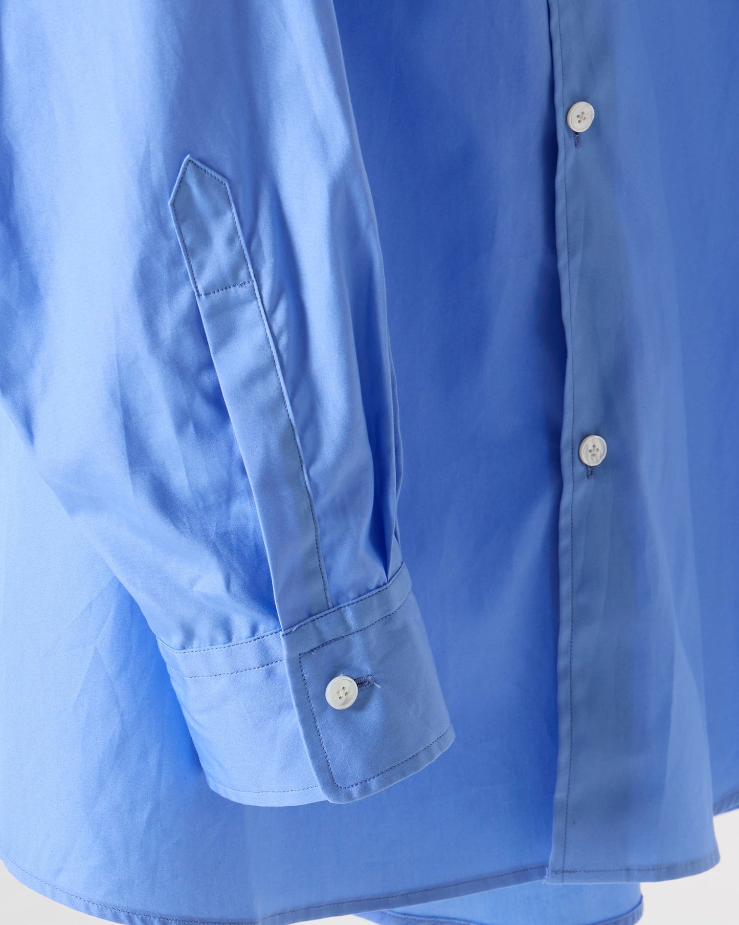 100/2 broad regular collar shirt (Blue)