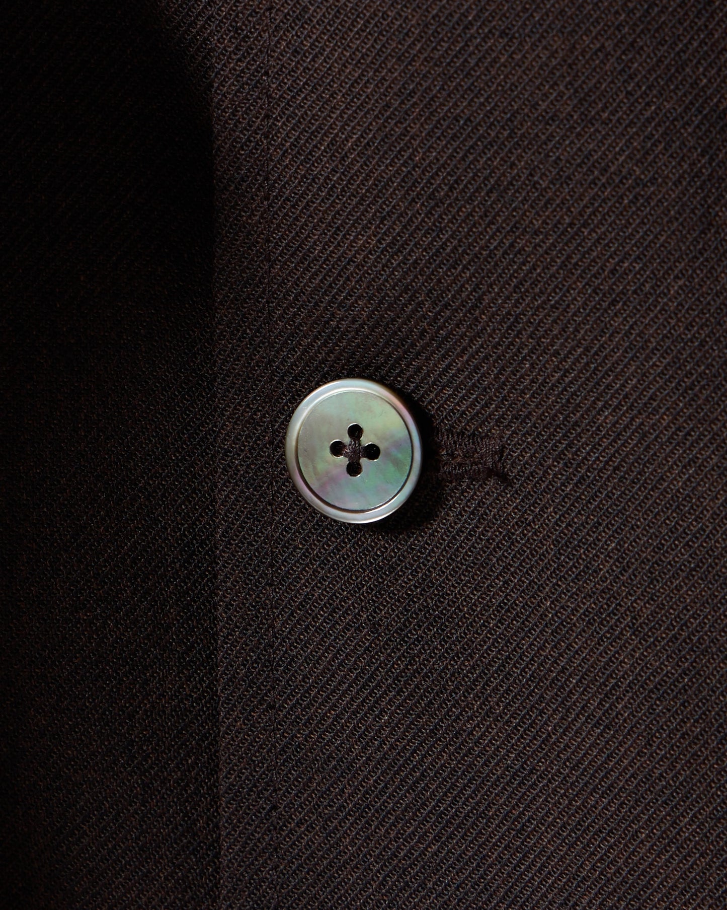 TW twill dress fatigue shirt jacket (Brown)