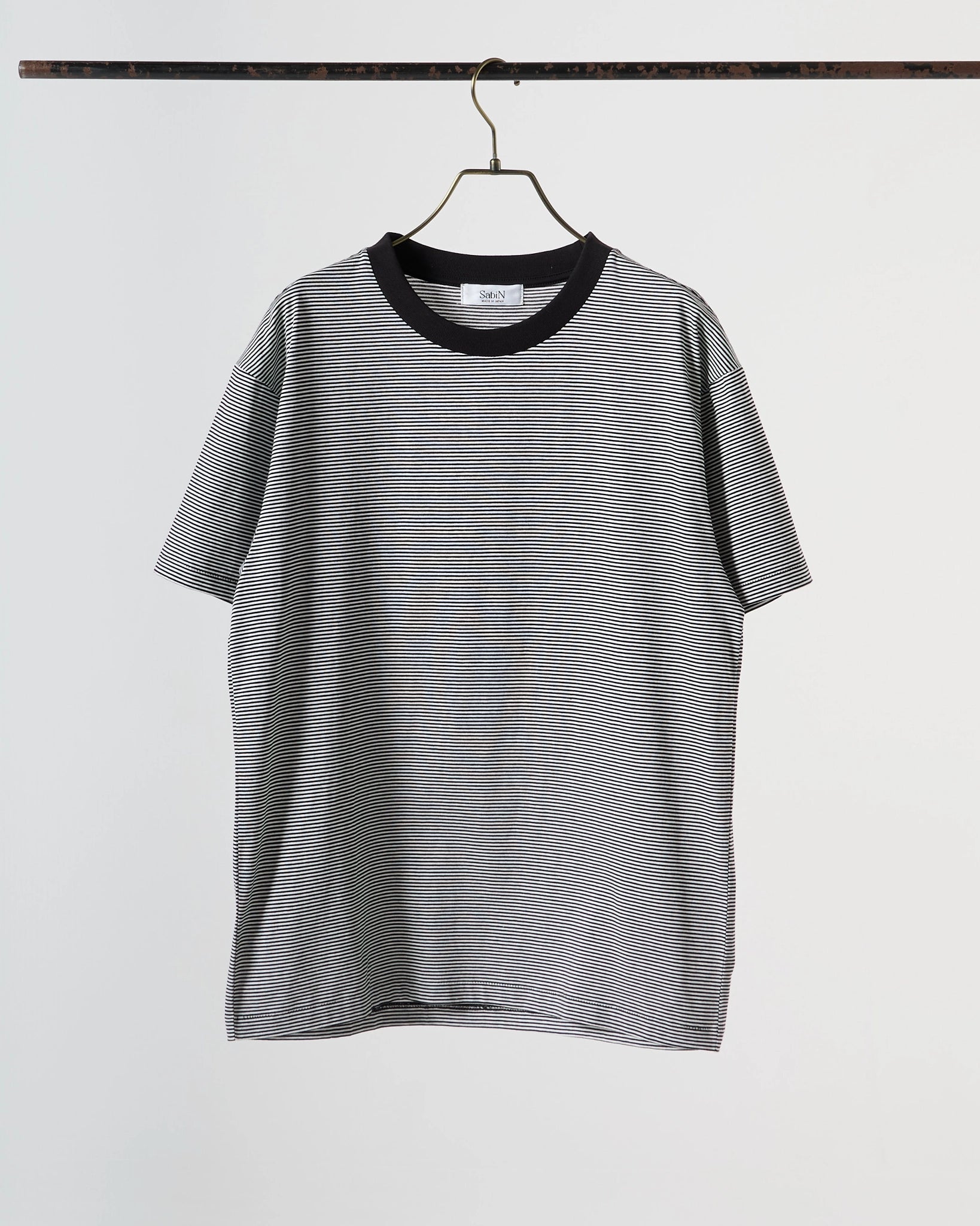 nagonstans Cotton Border Tシャツ ネイビー 38 nagonstans Cotton Border Tシャツ ネイビー 38 nagonstans