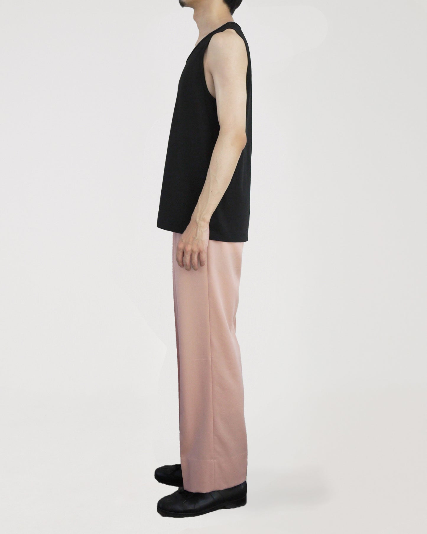High gauge loose tank top (Black)