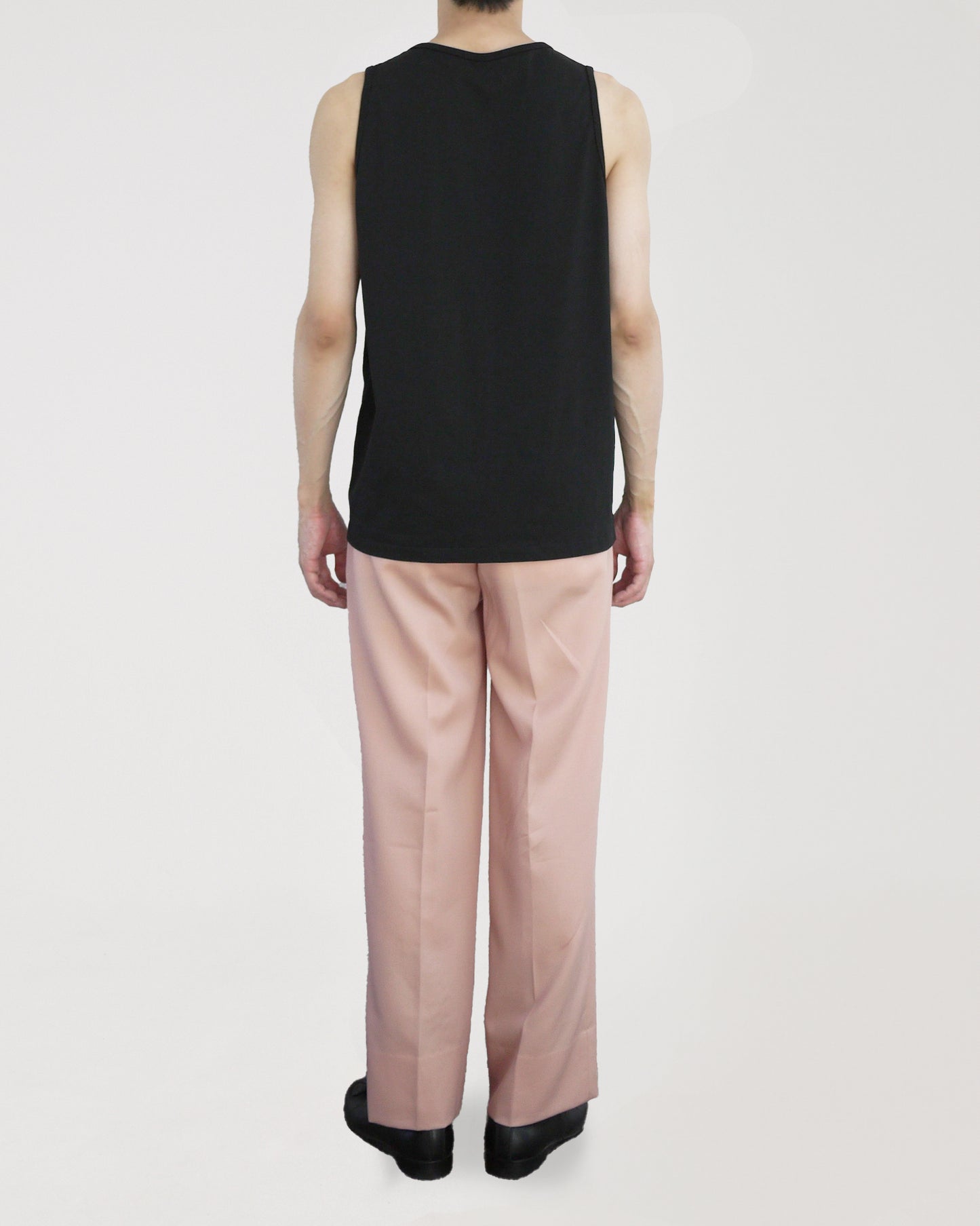 High gauge loose tank top (Black)