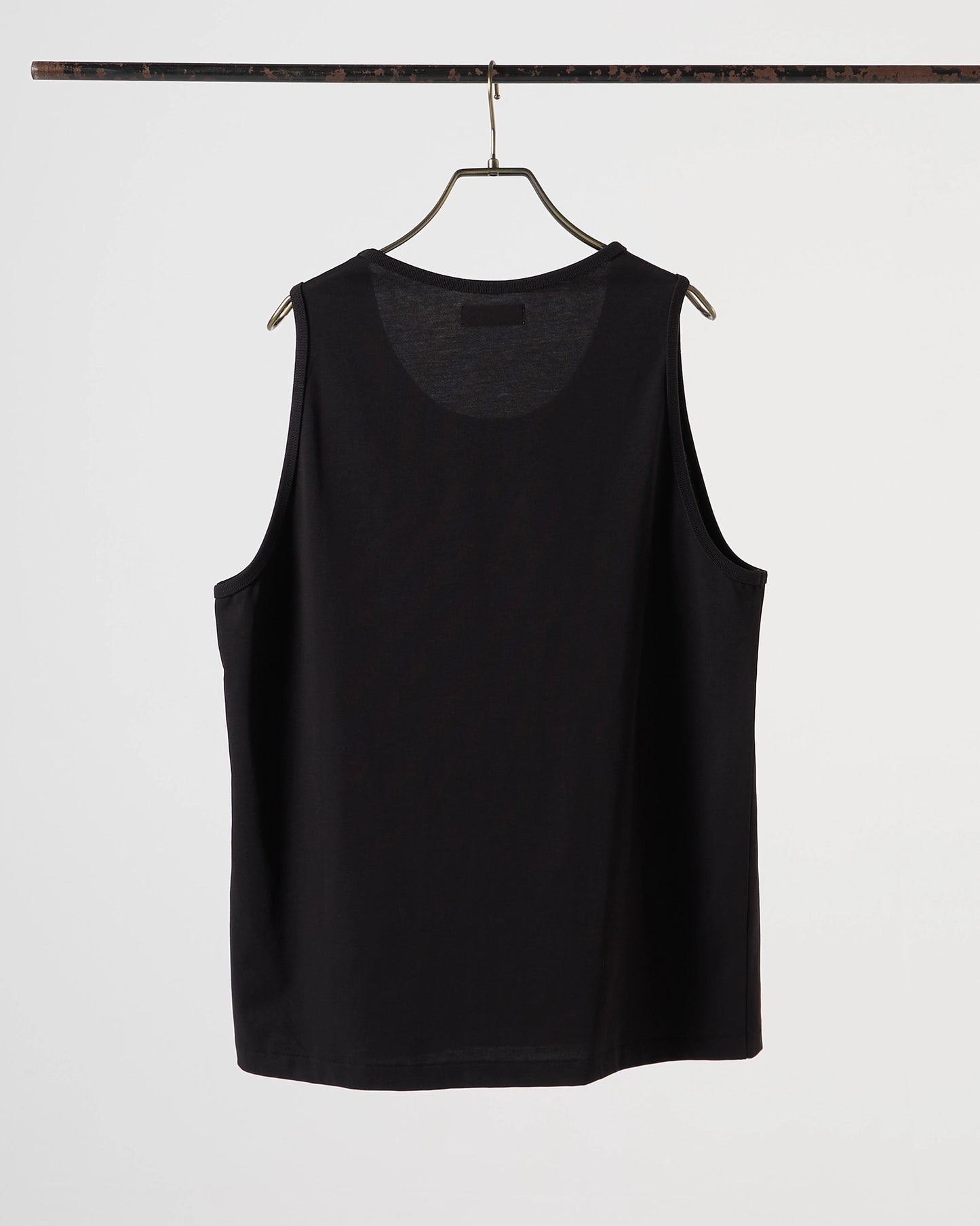 High gauge loose tank top (Black)