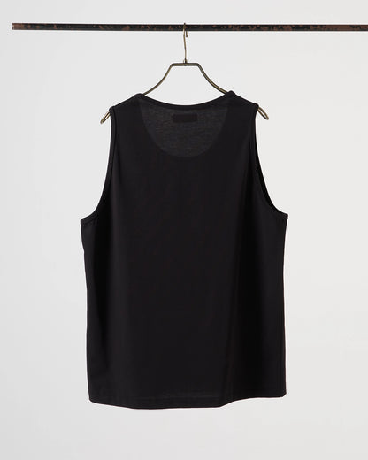 High gauge loose tank top (Black)