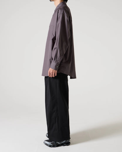 100/2 broad regular collar shirt (Charcoal)
