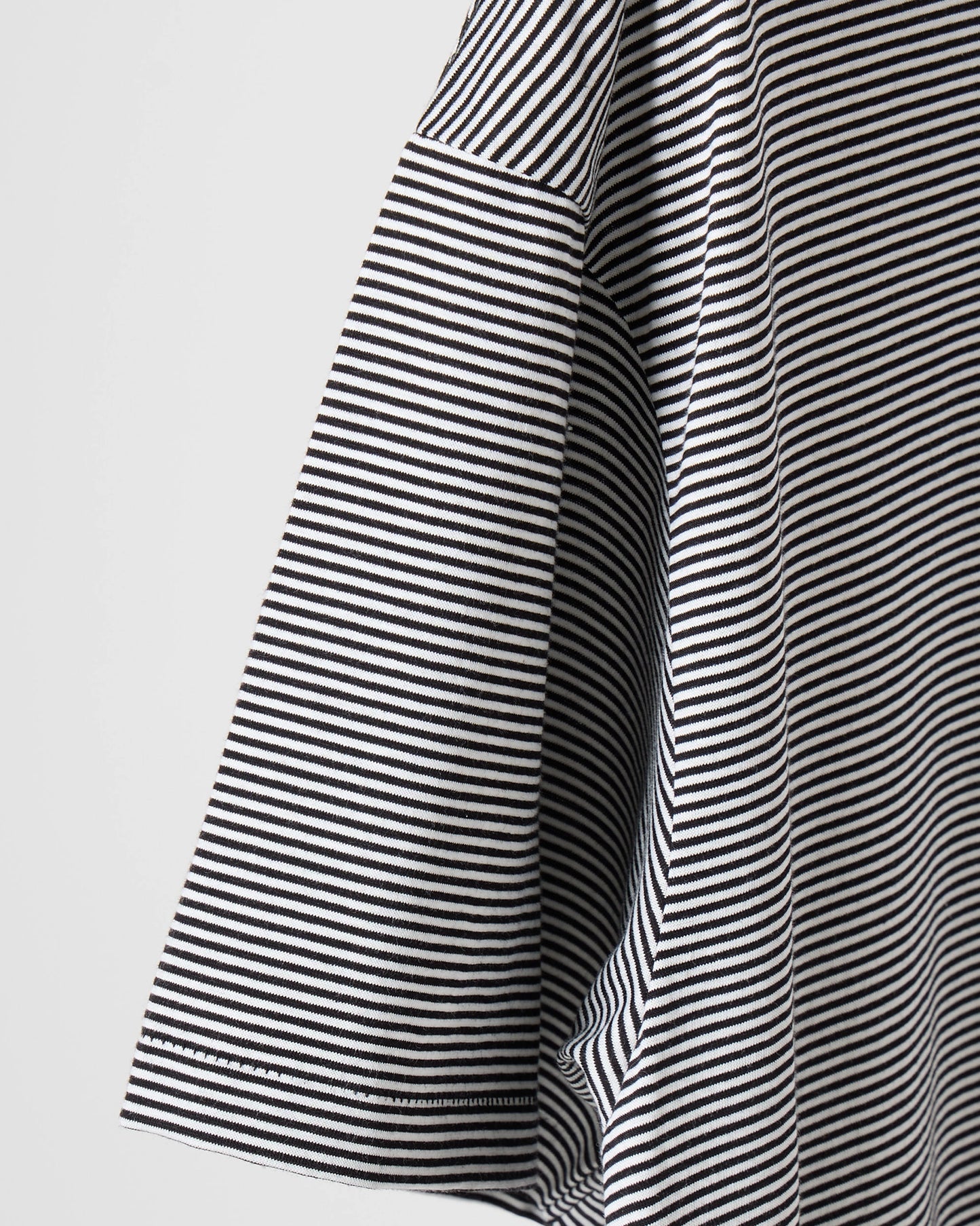 Albini cotton border T-shirt (White)