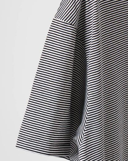 Albini cotton border T-shirt (White)