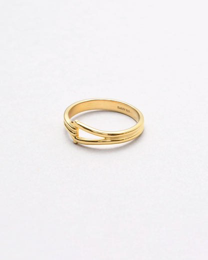 D-RING (silver 925 + 18Kcoating)