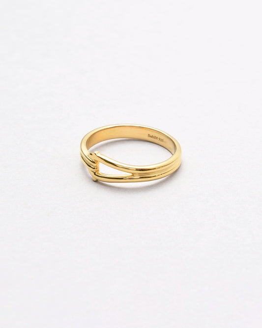 D-RING (silver 925 + 18Kcoating)