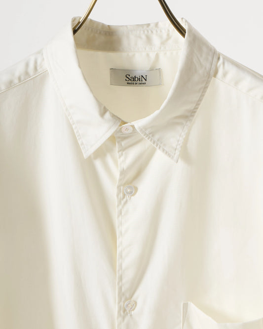 100/2 broad regular collar shirt (White)