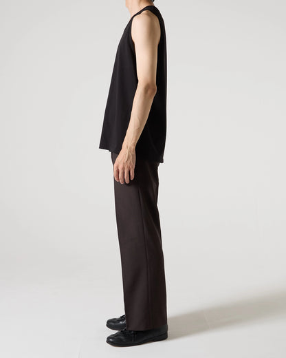 High gauge loose tank top (Black)