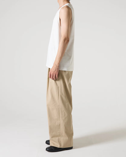 High gauge loose tank top (White)