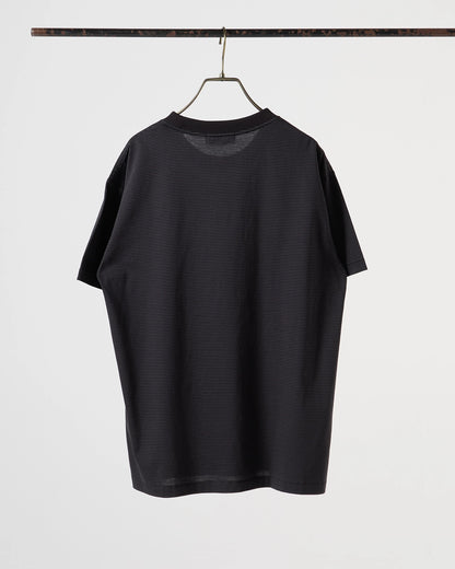 Albini cotton border T-shirt (Black) – SabiN