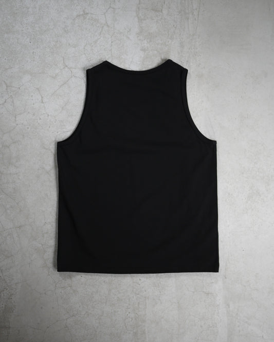 High gauge loose tank top (Black)