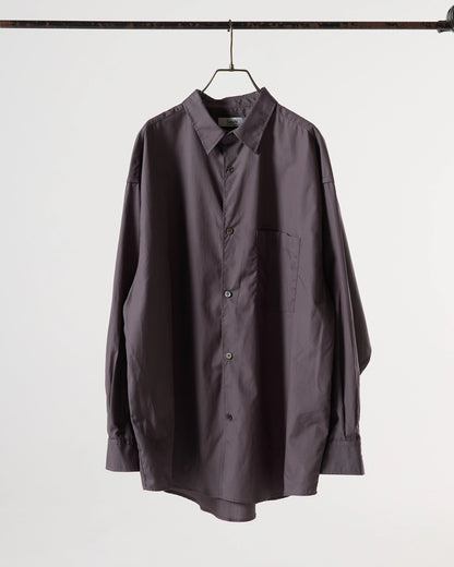 100/2 broad regular collar shirt (Charcoal)