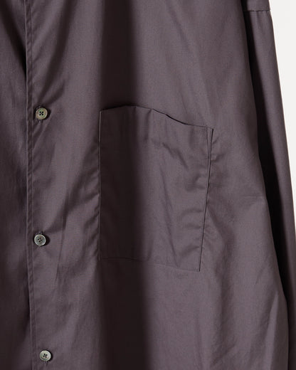 100/2 broad regular collar shirt (Charcoal)