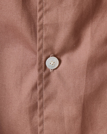 100/2 broad regular collar shirt (Pink brown)