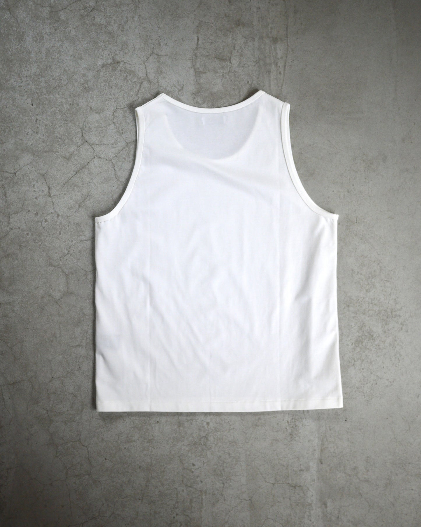 High gauge loose tank top (White)
