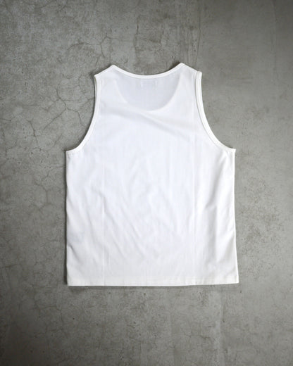 High gauge loose tank top (White)