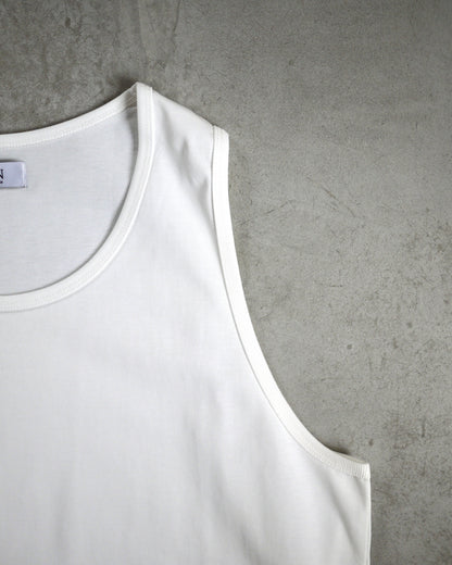 High gauge loose tank top (White)