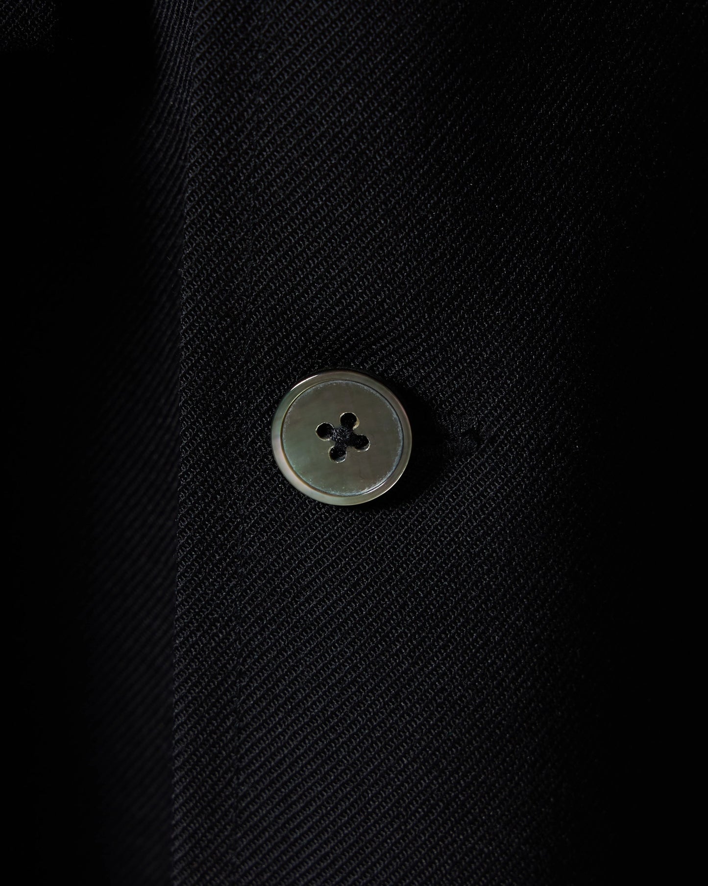 TW twill dress fatigue shirt jacket (Black)