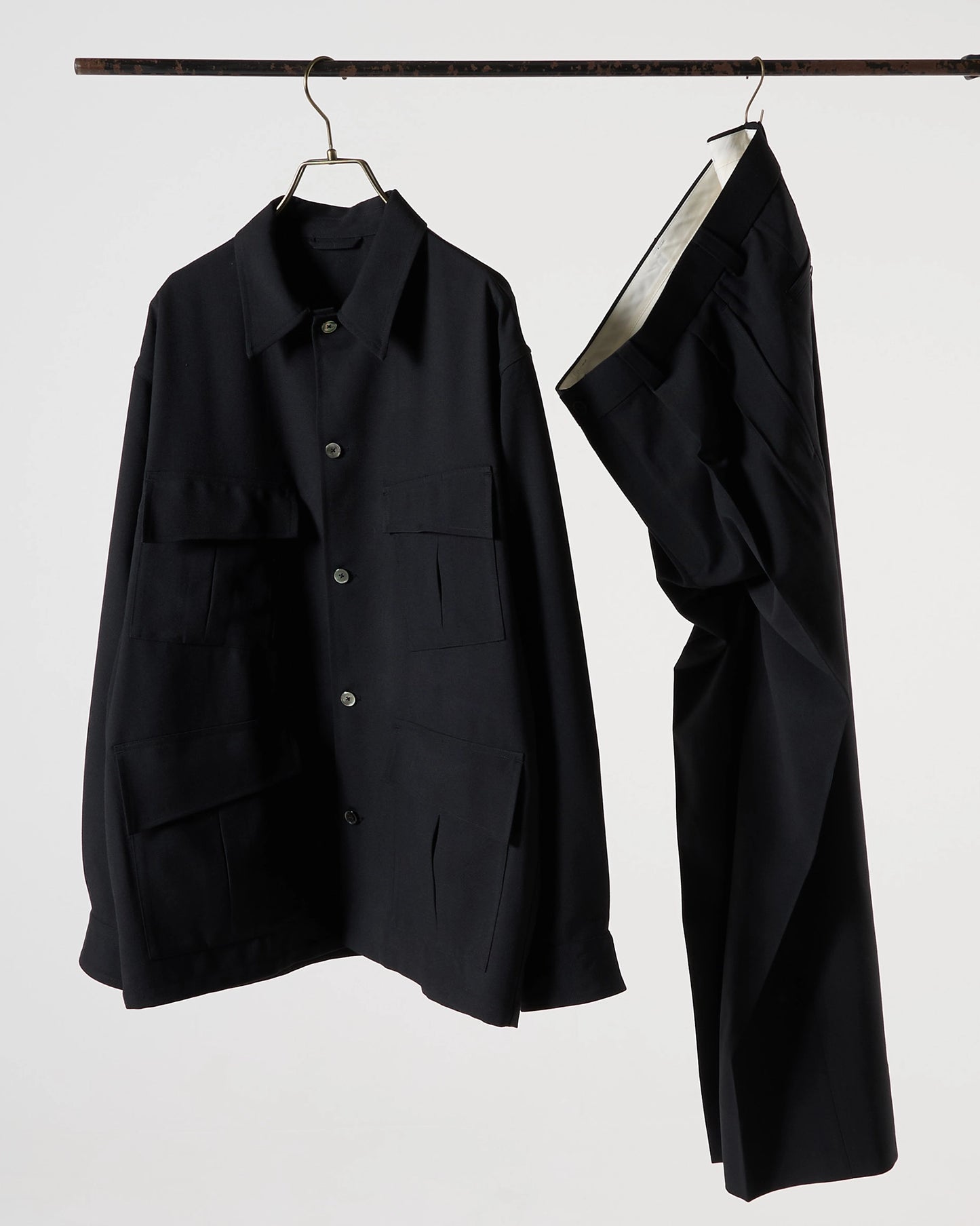 m*o様 DESCENDANT DWU FATIGUE SHIRT ファティーグ DESCENDANT (ディセンダント) 20AW コットン/コーデュラナイロン