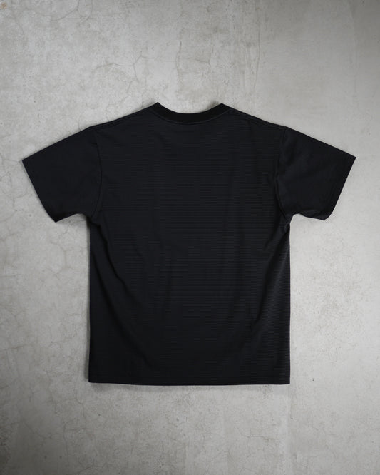 Albini cotton border T-shirt (Black)