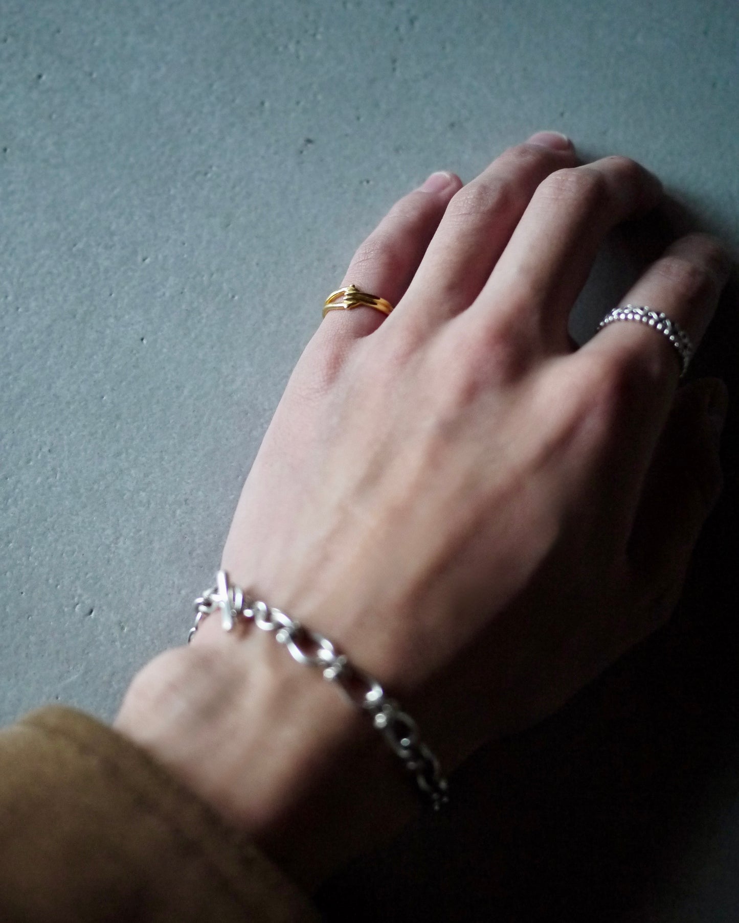 D-RING (silver 925 + 18Kcoating)