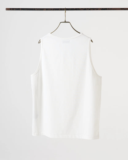 High gauge loose tank top (White)