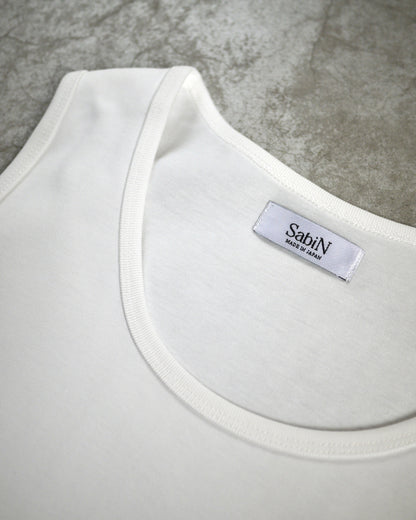 High gauge loose tank top (White)