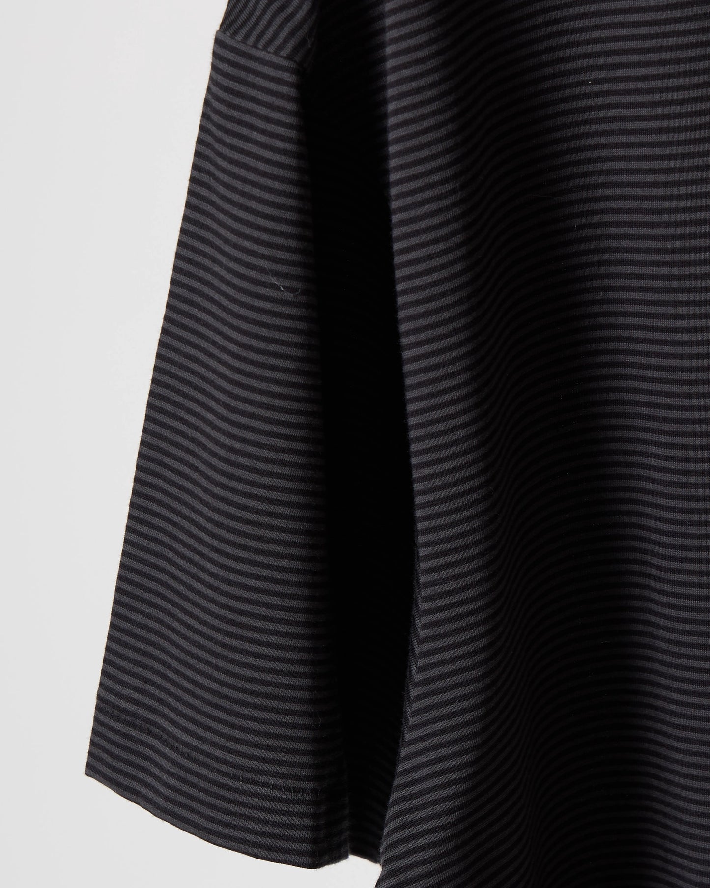 Albini cotton border T-shirt (Black)