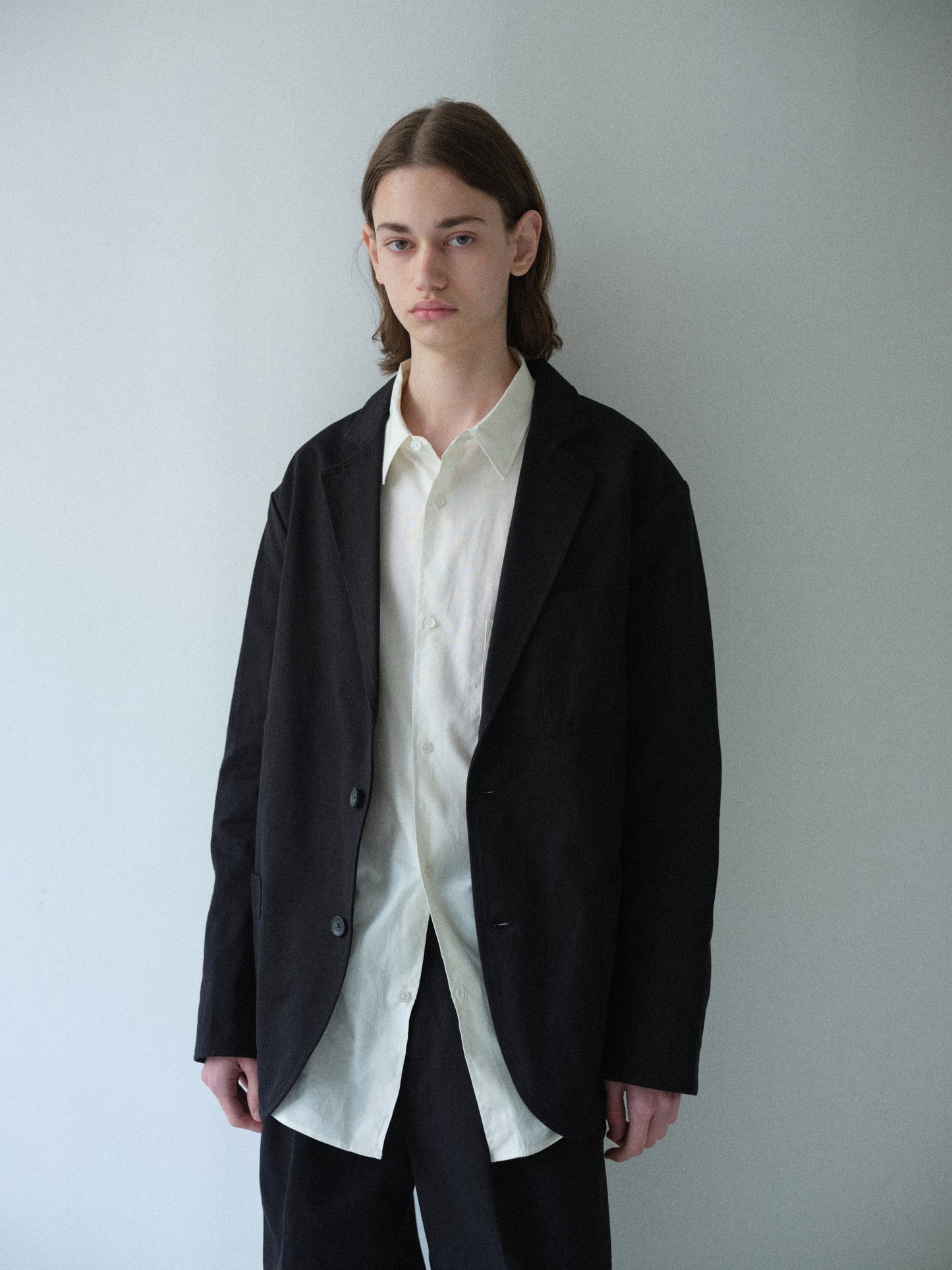 Cotton Cordura twill chino jacket (Black)