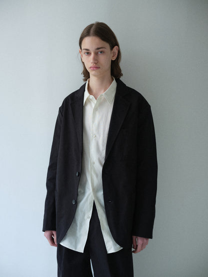 Cotton Cordura twill chino jacket (Black)