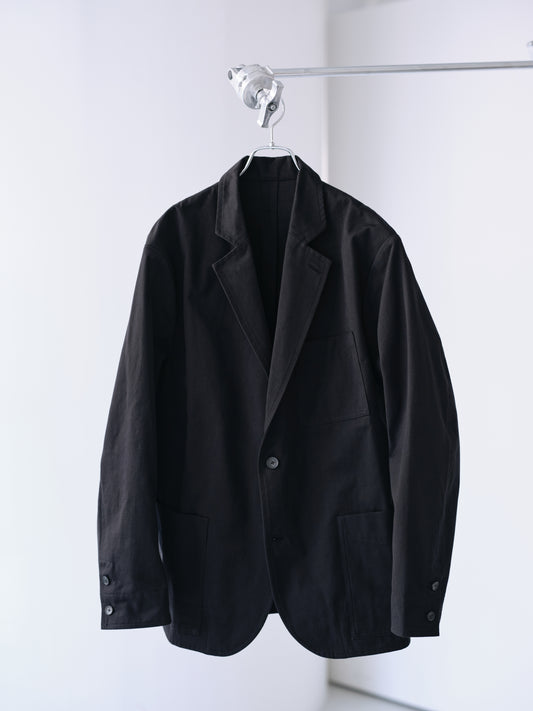 Cotton Cordura twill chino jacket (Black)