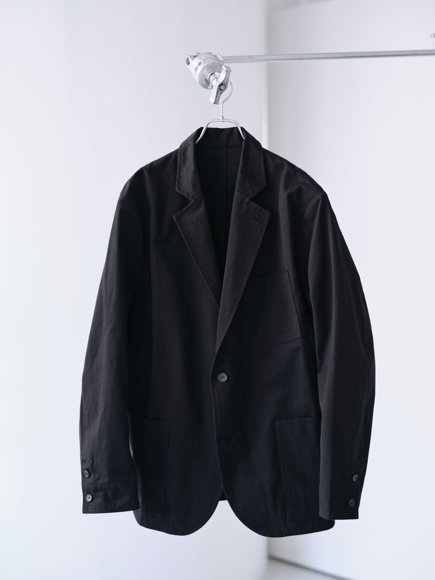 Cotton Cordura twill chino jacket (Black)