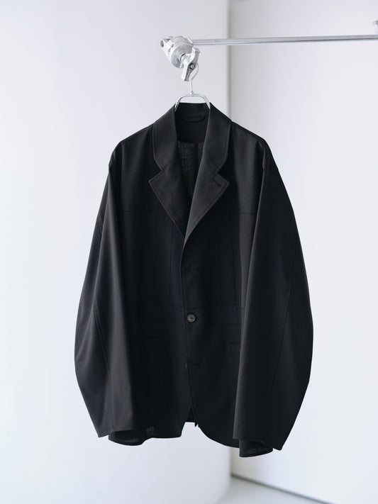 TW tropical washable Norfolk shirt jacket (Black)