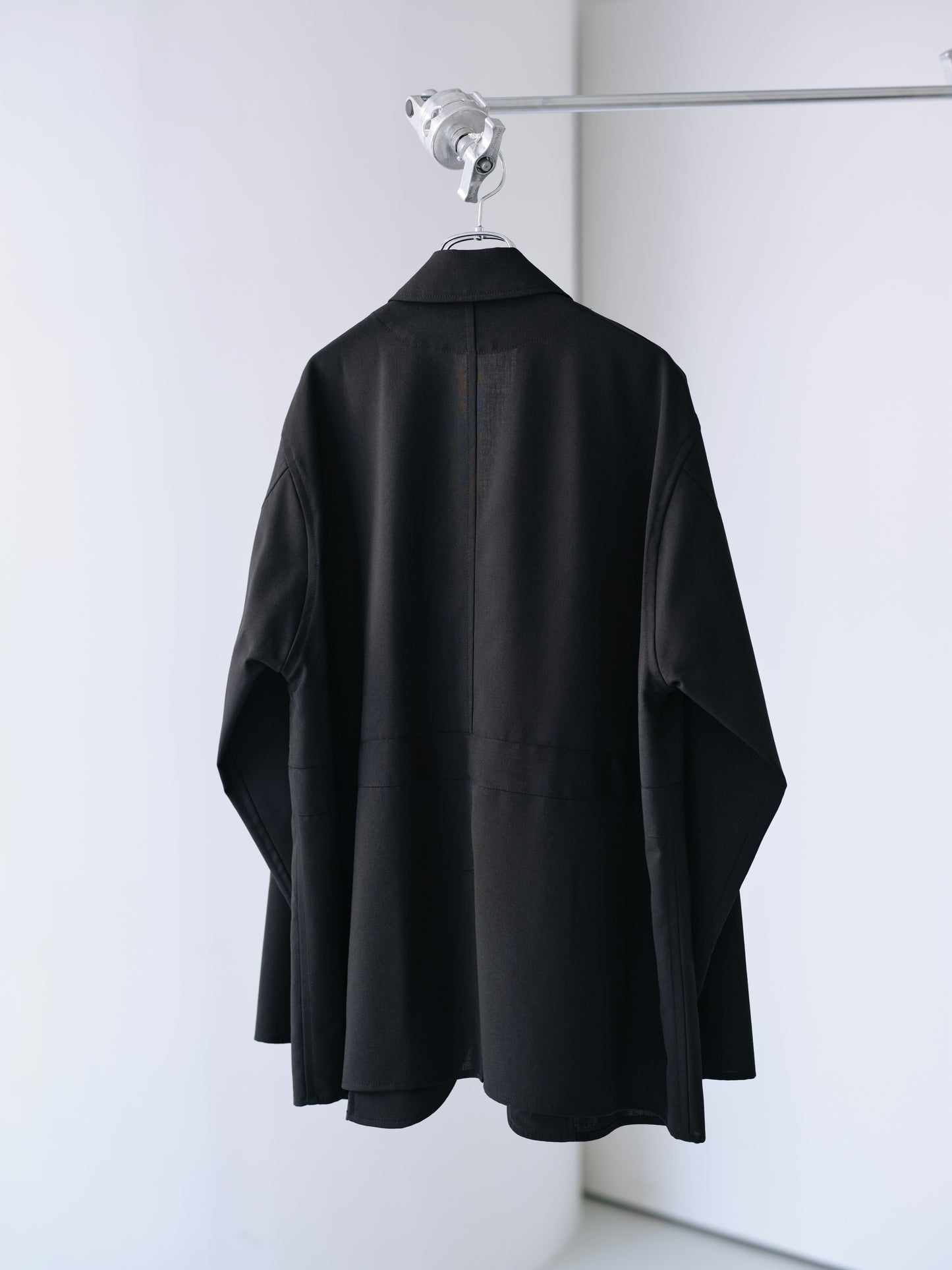 TW tropical washable Norfolk shirt jacket (Black)