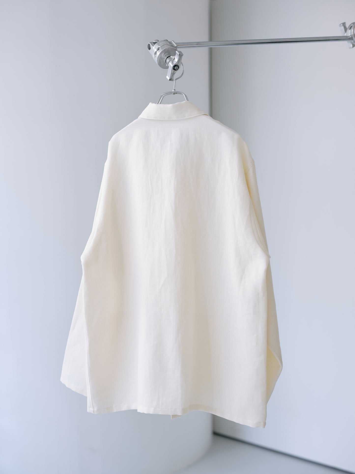 Grampians wool linen dress work jacket (Off-white)