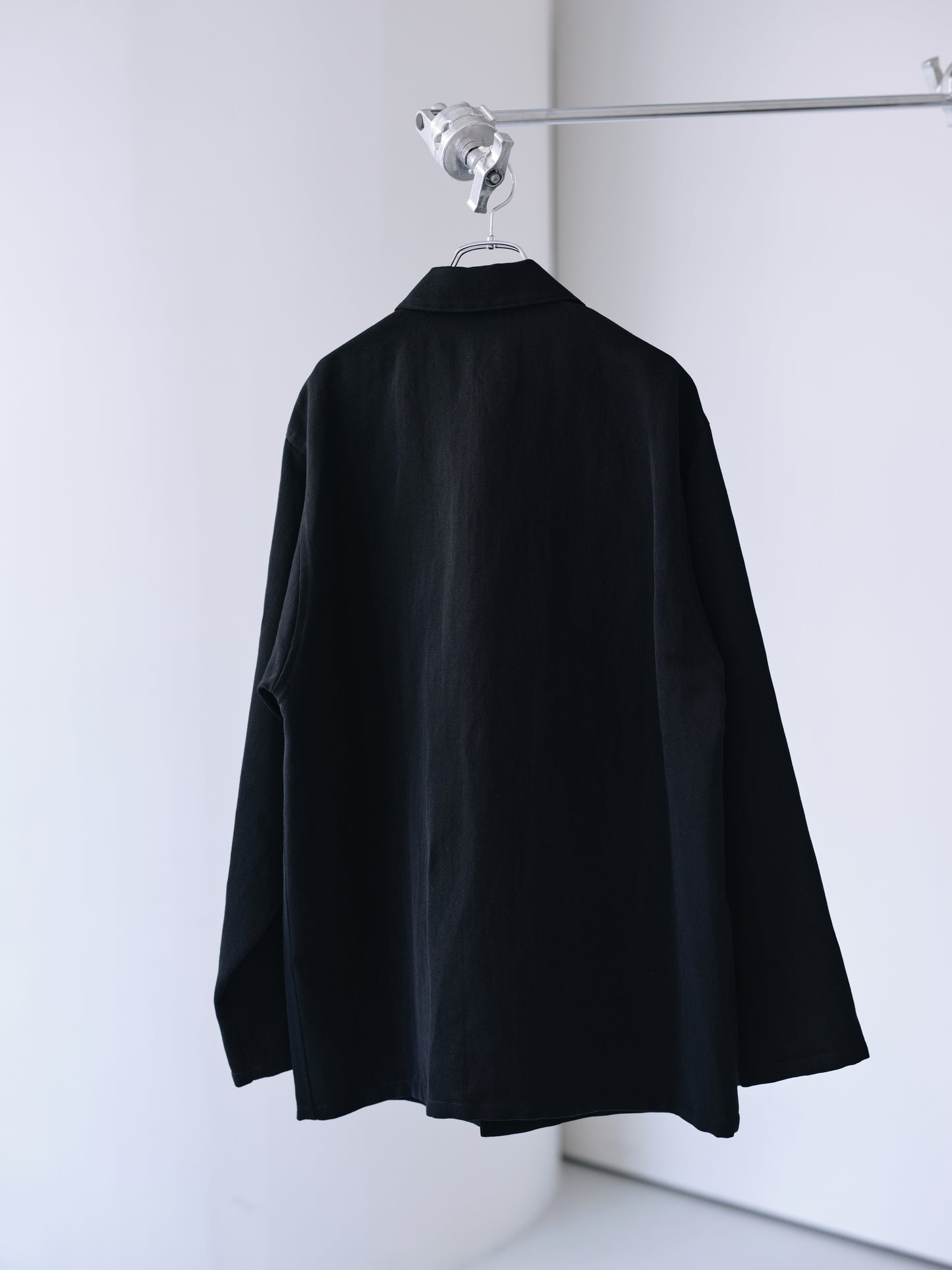 Grampians wool linen dress work jacket (Black)