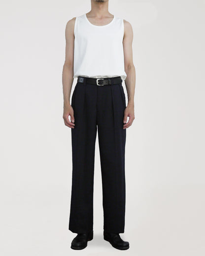 High gauge loose tank top (White)